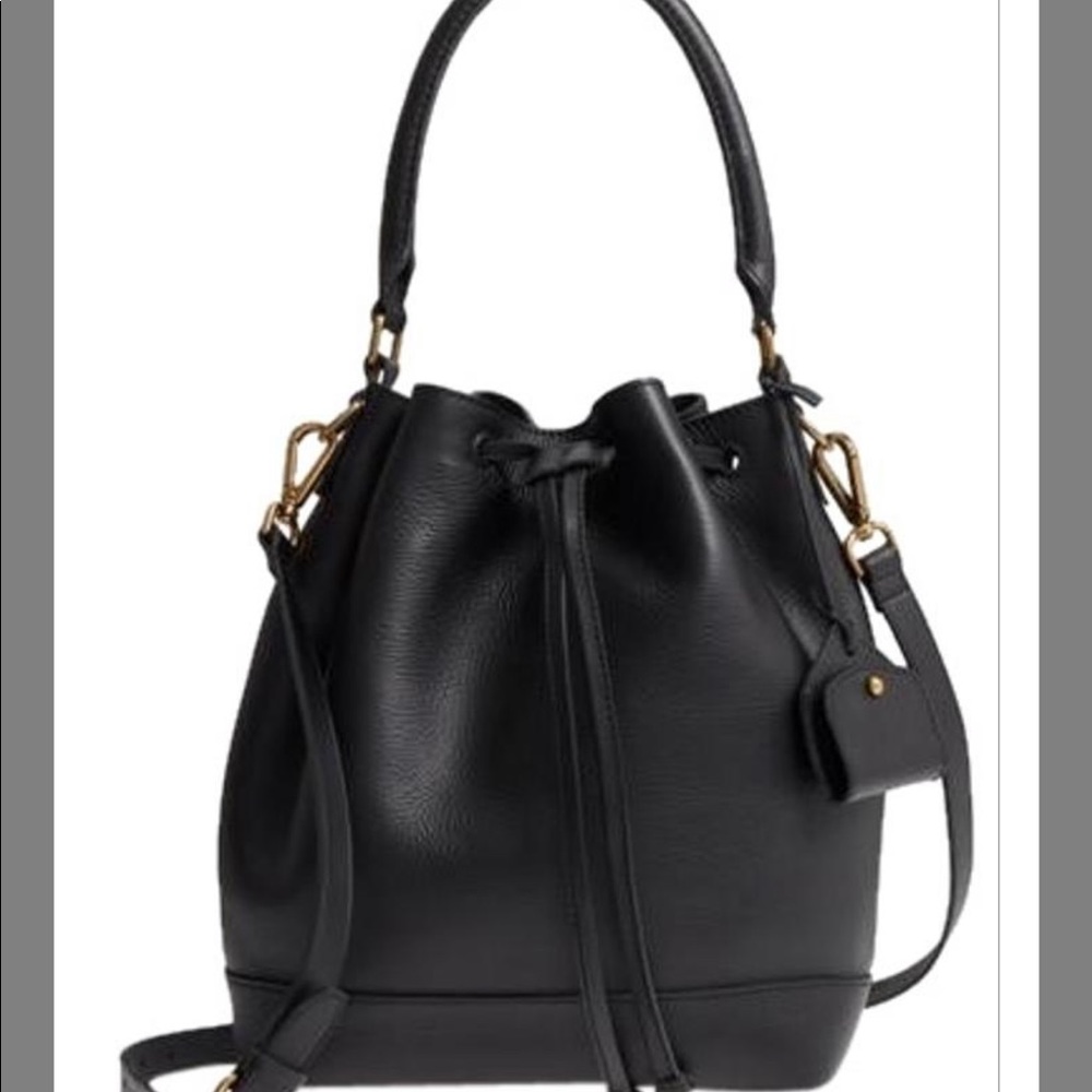 Madewell Lafayette Leather Bucket Bag